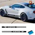 Car Vinyl Side Sticker Decals Stripes Wraps Body Stickers Car Styling Auto Sport Styling Vinyl Car Sticker for Ford Mustang
